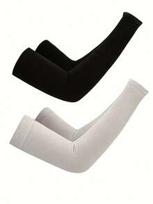 Unisex Cooling Arm Sleeves - Sun Protection For Golf, Cycling, Running And Driving - Stays Cool And Protective All Day - Multicolor - View 6