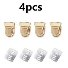 12pcs Bag Buckle Locks, Handwoven Material, Suitable For DIY Projects And Crafting Accessories, DIY Wallet Making - Multicolor - View 17