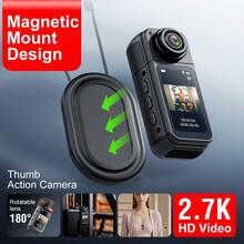 1080p 360° Action Camera, Leading Low Light, Invisible Selfie Stick Effect, Rugged And Replaceable Lens, 3-Hour Battery, Built-In Wind Guard, Stabilization, Triple AI Chip Design - 黑色 - 查看 2