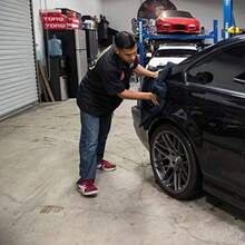 Chemical Guys Mic_808 Toalla de Microfibra sin Bordes (Negro 129.54 cm x 76.20 cm),(Negro) - Multicolor - Ver 4