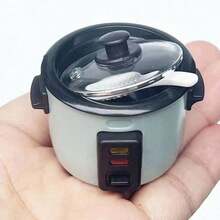 1 Piece Realistic Rice Cooker Model, Miniature Kitchen Decoration Accessory Dollhouse - 賽萊斯特 - 查看 5