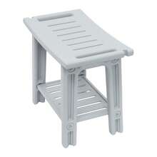 YUNRUX Shower Bench, Shower Stool For The Bathroom, Shower Stool For The Bathroom With Storage Area 56*32*46cm - A - View 5
