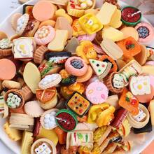 100pcs/50pcs/30pcs/10pcs/5pcs/1pc Mini Bread Cake Dessert Food Toys, Realistic Dessert Food, Dollhouse Decor Accessories, DIY Food Toys, Party Favors, Holiday & Birthday Small Gifts - Multicolor - View 6