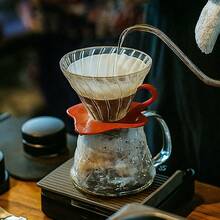 100 Stücke weiße/rein weiße - V01/V02 Tropffilter Stil Kaffeefilter Papiere für Filterkaffee, Einweg-Kegel-förmige amerikanische Kaffeefilter Papiere