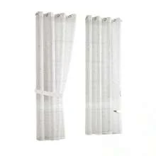 Cortinas color blanco de alta durabilidad de 140cm*225cm - Blanco - Ver 1