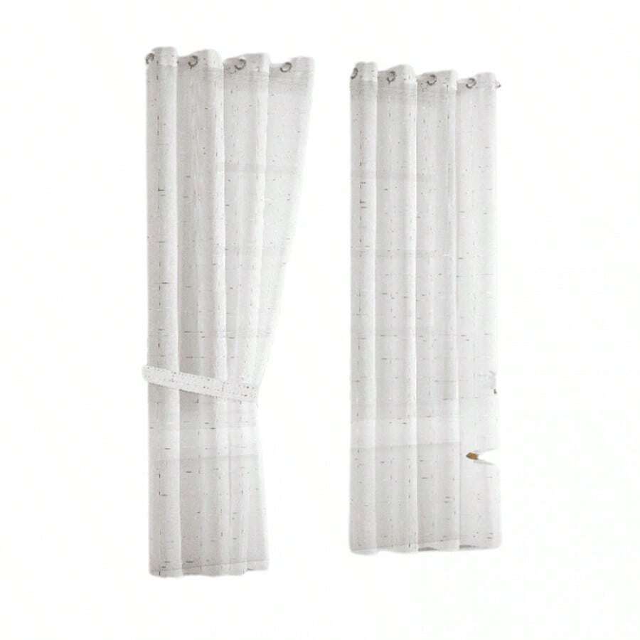Cortinas color blanco de alta durabilidad de 140cm*225cm - Blanco - Ver 1
