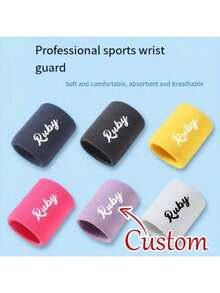 Customized Sweatbands Sports Wristband For Men & Women - Moisture Wicking Sweatband For Tennis, Basketball, Running,Yoga, Gym, Working Out - Multicolor - View 5