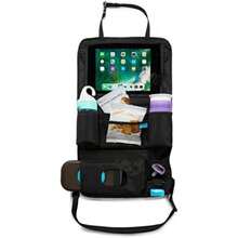 Munchkin® Brica® Organizador para asiento trasero de coche, con soporte para tablet y funda para toallitas, color negro(default) - Multicolor - Ver 2