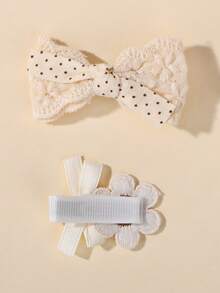 4/5pcs Bohemian Style Cute Bowknot Hair Clips, Sweet Kids Fashion Hair Accessories Gift Set - Multicolor - View 7