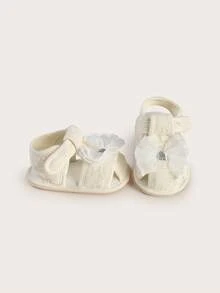 Summer Infant Girl's Sandals 6-9-12 Months Infant Shoes Princess Footwear Soft Sole Learning Shoes