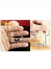 Breloc minimalist cu inimă, breloc pentru cupluri, pandantiv personalizat la modă pentru geantă, pandantiv romantic creativ pentru cupluri