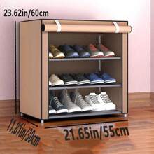 6/8/10层鞋柜，带防尘罩，无纺布材质，节省空间，大容量，易于组装，便携式鞋柜，适用于多种场景，例如玄关、储物架、家庭和宿舍收纳、鞋子整理、鞋子收纳、鞋柜、房间装饰、置物架、搁板、简约风格、春假、Opulessaboho风格、高端风格、母亲节、沙特阿拉伯国庆日 - 彩色 - 查看 8