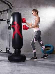 1pc Inflatable Punching Column, Adult Inflatable Punching Bag Freestanding Punching Bag, 1.6m Tall Punching Column, Air Outlet Punching Bag, Thick Punching Column