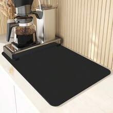 1pc High Quality Silica Gel Drain Mat For Kitchen Sink, Countertop, Coffee Machine - Multicolor - View 22