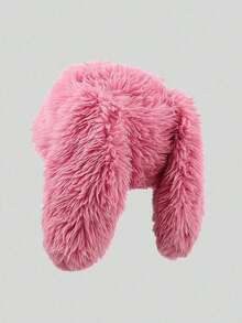 A Women's Solid Color, Cute Long Rabbit Ear Fisherman's Hat, Warm And Versatile, Suitable Outdoor Activities In Autumn And Winter. - Bucket Hat - View 7