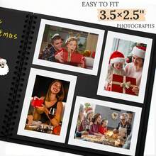 7x7 Inch DIY Scrapbook Photo Album, Hard Cover Kraft Paper, 40 Pages, Fits 4x6/5x7 Photos, Suitable For Family, Wedding Memoirs - Multicolor - View 8