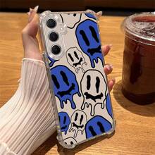 Funda de teléfono transparente azul adecuada para OPPO A3X A16 A17 A35 A36 A38 A54 A57 A58 A74 A78 A79, adecuada para OPPO Reno11Pro Reno11F Reno12F Reno12Pro, funda protectora suave con cobertura completa y función de protección anti-colisión en las cuatro esquinas, adecuada para novia, novio, amigo o para ti mismo - Colores mixtos - Ver 8