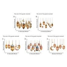 1pc Ramadan Decorative Window Cling, Moon, Star & Lantern Pattern Static Sticker, Eid Al-Fitr Home Living Room Window Decal, Removable Waterproof Vinyl Seasonal Decor