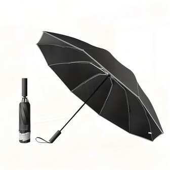 Large Size 20 Bone Thick Heavy-Duty Sun Umbrella - Widened Sunshade Canopy, Automatic Opening And Closing, Windproof And Portable, Suitable For Travel, Commuting, Outdoor Activities - Essential For Adults And Families - Available In Multiple Colors, Sturdy Design, Durable Structure, Suitable For Home Use