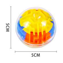 1pc 3D Maze Ball, Maze Ball, Brain-Stimulating Exercise, Logical Thinking Gift - Multicolor - View 9