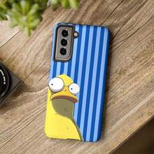 A Phone Case That Won't Let You Down-Stylish And Protective, Crafted With High-Quality Workmanship To Ensure Patterns Won't Peel Off. Blue Stripes And Yellow Bird Pattern Print Phone Case Compatible With: IPhone 17 Pro Max/16 Pro Max/16 Plus/ 15 Pro Max/15 Plus/14 Pro Max/14 Plus/13 Pro Max/13 Plus/12 Pro Max/11 Pro Max/XS Max/XR/7/8 | Phone Case  | The Best Gift - 彩色 - 查看 8