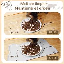 17" X 10" Silicone Pet Feeding Mat, Non-Slip And Waterproof Dog/Cat Food Bowl Tray - Multicolor - View 3