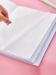 A4 Expanded Transparent Multi-Layer 30-Page File Folder, PP Material Student Certificate Document Organizer - Multicolor - View 6