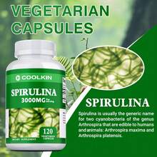 XEMENRY Spirulina 3000mg - Antioxidants, Enhances Cellular Energy, Promote Cardiovascular Health, Improves Digestion And Absorption - 120pcs - One bottle - Trial stage - View 3