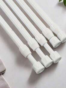 Barra de Cortina Telescópica sem Instalação; Barra de Cortina sem Furos; Barra de Secagem de Sacada; Barra Telescópica para Pendurar no Armário