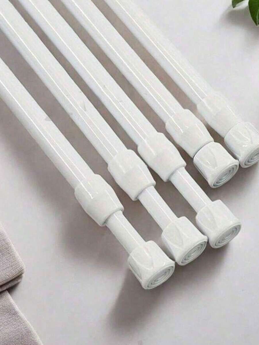 Barra de Cortina Telescópica sem Instalação; Barra de Cortina sem Furos; Barra de Secagem de Sacada; Barra Telescópica para Pendurar no Armário