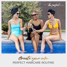 Ultra-Fine Microfiber Hair Towel Wrap And Wet/Dry Detangling Brush - - Anti-Frizz Turban For Curly Or Wavy Haired Women Girls And - Quick Drying - Good For Travel Leopard - Leopard - View 2