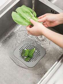 1/2 cái lưới lọc bồn rửa, dụng cụ thoát nước nhà tắm, bộ lọc bồn rửa, đồ dùng nhà bếp, phụ kiện phòng tắm, nắp đậy cống bắt tóc có giác hút, ngăn ngừa tắc nghẽn và mùi hôi, thích hợp cho phòng tắm, bồn tắm và bồn rửa nhà bếp, dụng cụ phòng tắm - Nhiều màu - Xem 8