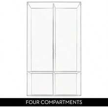 40850 Clarity Cosmetic Drawer Organizer Vanity Cabinet to Hold, Products, 8x 16x 2 - 4 compartimentos - Ver 3