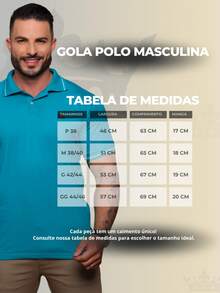 Men's Short-Sleeved, Regular-Length Polo Shirt In Cotton Without Elastane, For Casual Wear. - Jade verde - Ver 6