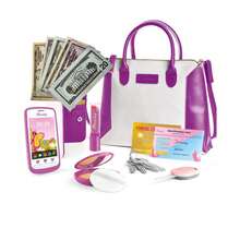 儿童趣味过家家钱包手提包钥匙扣仿真手机玩具，角色扮演互动游戏，送给女孩的完美生日礼物和节日礼物 - 彩色 - 查看 15