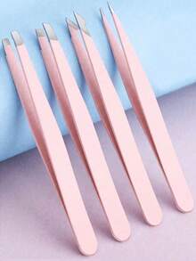 4Pcs Precision Tweezers Set For Eyebrows, Professional Stainless Steel Tweezers For Eyebrows - Great Precision For Facial Hair, Splinter And Ingrown Hair Removal Eyebrow Trimmers Hair Removal, Face Hair Removal, Hair Trimmer, Hair Trimmer, Barber Supplies, Haircut, Bag, Organizer, Storage, Hair Accessories - 黑色 - 查看 11