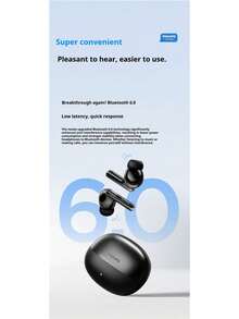 Philips' new TAT1120 true wireless Bluetooth headset semi-in-ear noise canceling high sound quality sports game long battery life for boys and girls couples - 黑色 - 查看 3