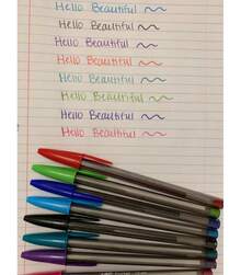 15-Count BIC Cristal Xtra Bold Assorted Ballpoint Pens, Iconic Smoked Barrel, 8 Colors & 1.6mm Bold Tip For Vivid Writing - 15ct-8色 - 查看 4