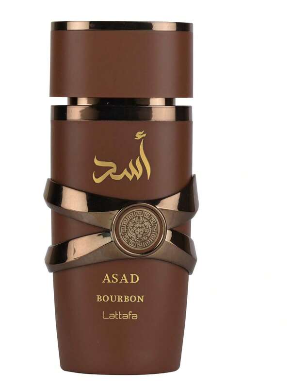 Lattafa LATAFFA Asad Bourbon Eau De Parfum Spray For Unisex, 3.4 Ounce