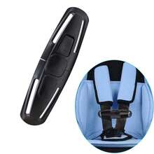 Black Car Baby Safety Seat Strap Belt Harness Chest Clip Buckle For Baby Kid Child Safety Seatbelt Buckle Latch Accessories Car Toddler Safety Seat Strap Belt Harness Chest Clip Buckle Latch Nylon Lock Locking Buckle Clips - Multicolor - View 1