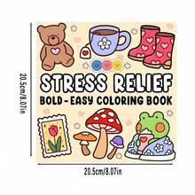 [NEW STRESS RELIEF Coloring Book] 1pc Original Coloring Book , 22 Pages Single-Sided Printing, Clear Lines And Exquisite Patterns, Ideal For Relaxation | Perfect Gift For New Year, Valentine's Day, Christmas, Birthdays, School Holidays, Perfect For Adults & Teens & Child - Multicolor - View 3