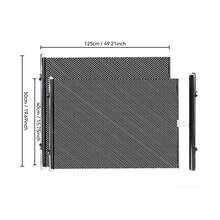 Easy Install Expandable Pet Gate - No Drill PVC Dog Barrier For Stairs & Indoors With Auto-Close Cat Flap, Adjustable Width Pressure-Mount Safety Gate For Home Use (Black)