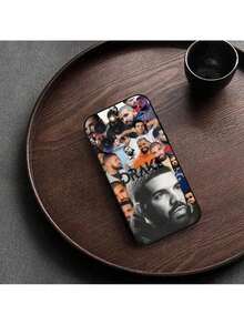 Funda de teléfono del rapero D-Drake compatible con 16 15 11 13 14 Pro Max 7 8 Plus X Xr Xs Max 12mini, funda negra, funda compatible con funda  17 pro max, funda  17 pro, funda  17, funda  16, funda  16 pro max, funda  15. - Z5 - Ver 9
