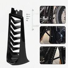 PowerMotor Motorcycle Gloss Black, przedni spoiler podbródkowy, dolna osłona chłodnicy do motocykla Harley Street Bob Breakout Fat Bob 2018-2023 2022 - one-size - Zobacz 5