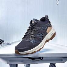 Skechers Botas de senderismo deportivas de media caña para mujer, antideslizantes y duraderas para actividades al aire libre - Azul - Ver 1