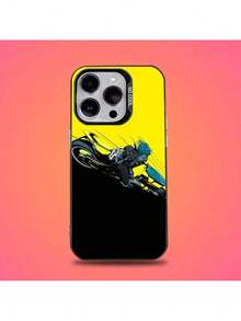 Coque de téléphone compatible avec E-Edgerunners Cyberpunks pour 16, 15, 14, 13, 12, 11, Pro, Max, Plus, Mini, XS, SE. Coque de protection antichute en matière noire mate compatible avec les modèles 17, 17 Pro et 17 Pro Max - Z3 - Voir 1