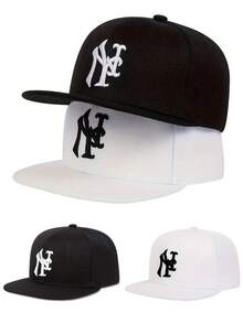 1pc New York Letter Baseball Cap, Casual Hip Hop Hat, Beach Party Fashion Snapback, Unisex