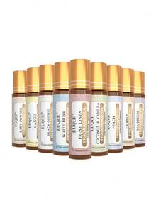 EUQEE 1瓶装，10毫升/0.33液盎司香氛精油，适用于家庭香薰，优质精油，可用于藤条香薰、加湿器、DIY蜡烛和肥皂制作、香氛蜡烛、室内喷雾、保湿护肤。 - 多樣化香型 - 查看 1