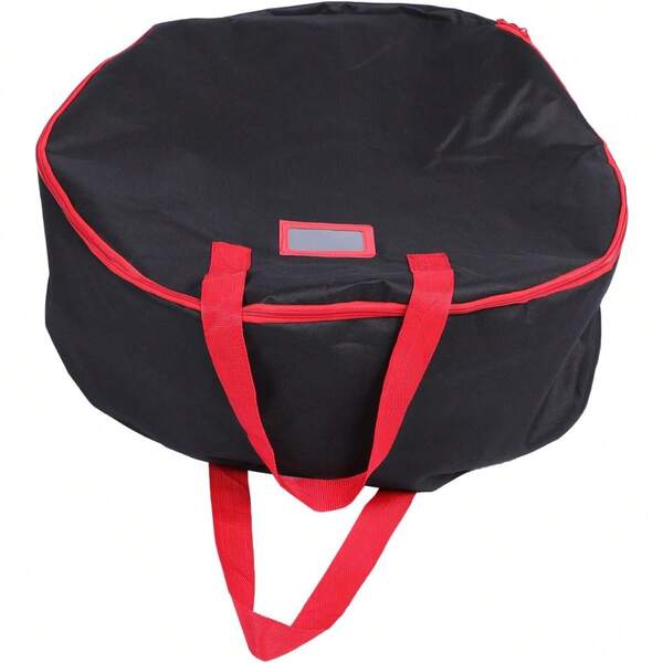 VANZACK Christmas Wreath Storage Bag Oxford Cloth Round Xmas Garland Organizer Portable