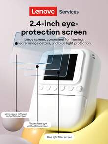 Lenovo DY33 Instant Print Camera, Built-In MP3 Music Player, 1080P HD Photo & Video, 1200mAh Battery, 32GB Storage Card, 8X Zoom High-Quality Camera, 4 Photo Effects, Built-In Entertainment Mini Games, Ideal Gift For Holidays, Birthdays, Creative Present - Pink - View 8